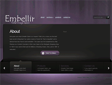 Tablet Screenshot of embellirsalon.com